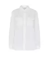 Camicia a maniche lunghe bianca con tasche