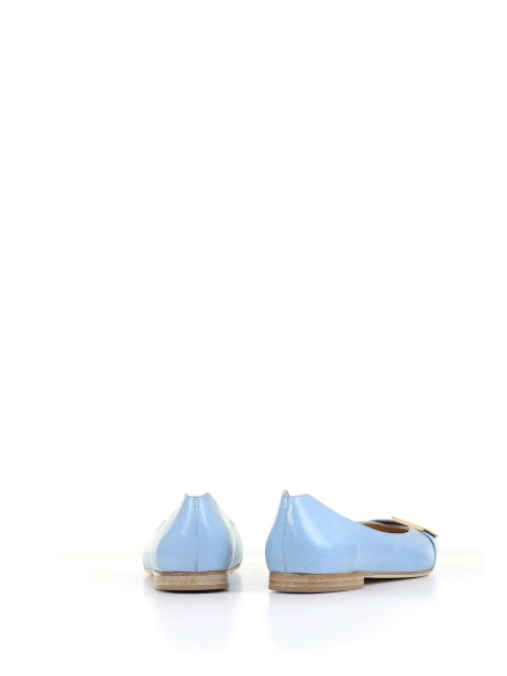 Ballerina in nappa con placca