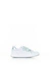 Light blue white sneaker with strap