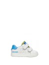 Sneaker in pelle con strap