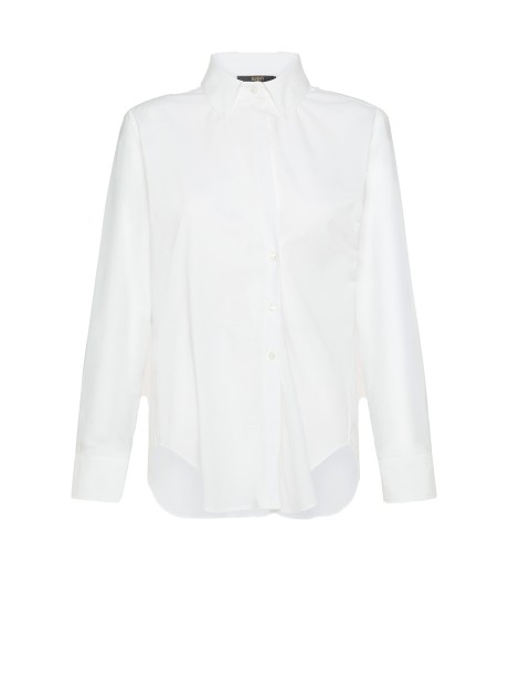 White long-sleeved shirt