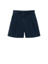 Navy blue cotton shorts