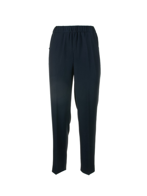 Navy blue elastic trousers Navy blue elastic trousers
