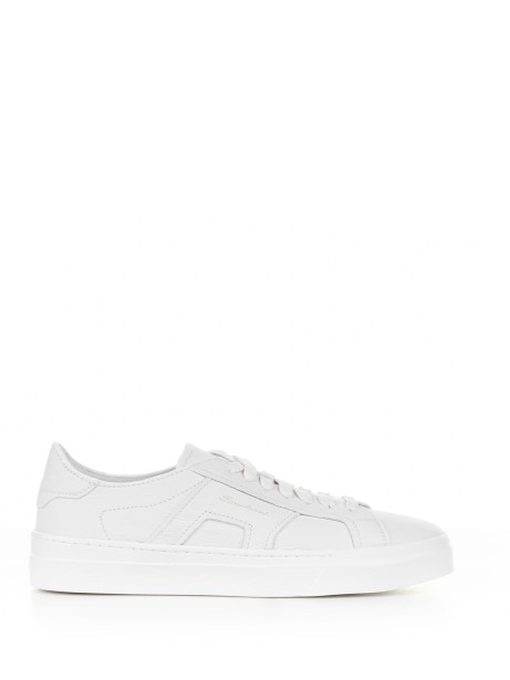 White leather sneaker