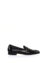 Leather loafer with horsebit detail