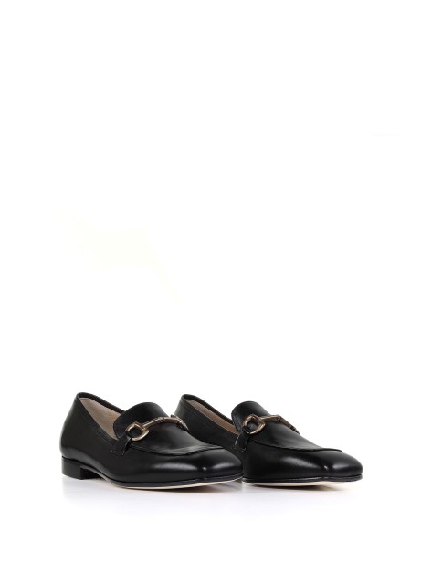 Leather loafer with horsebit detail 2
