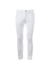 Jeans in denim bianco