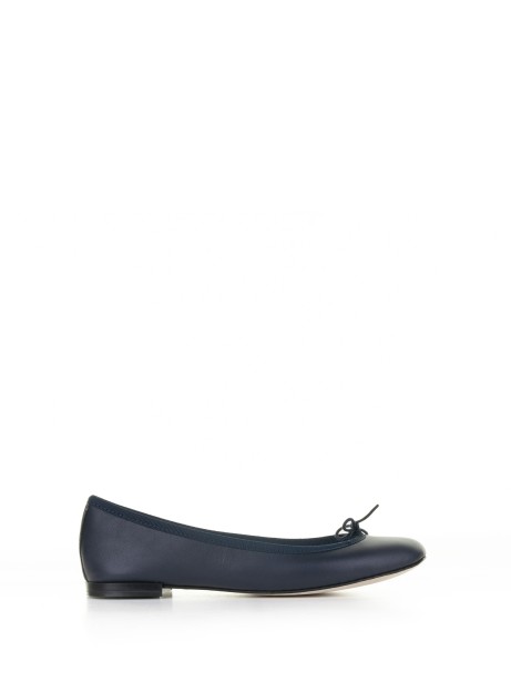 Navy blue leather ballet flat Navy blue leather ballet flat