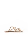 Lucrezia sandal in laminated nappa leather