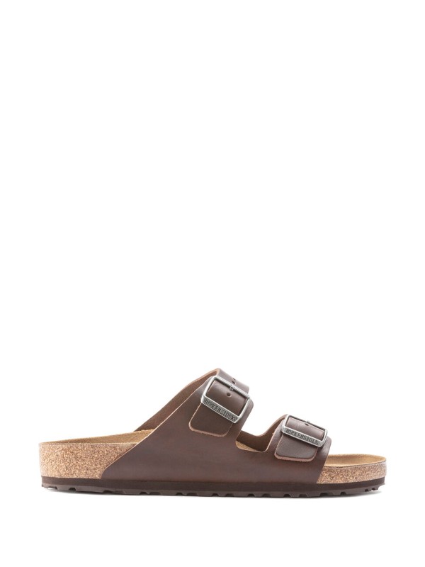 Ciabatta Arizona Grip Vintage Wood in pelle