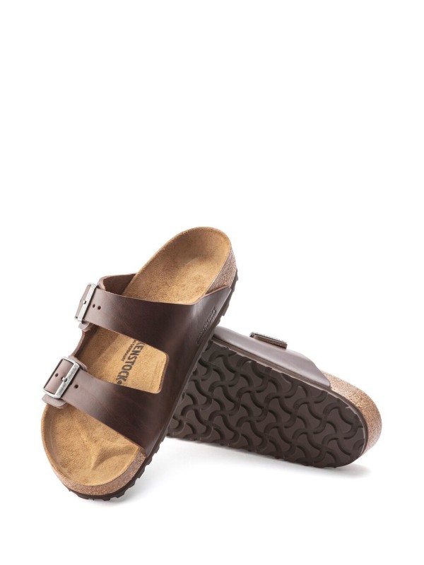 Ciabatta Arizona Grip Vintage Wood in pelle