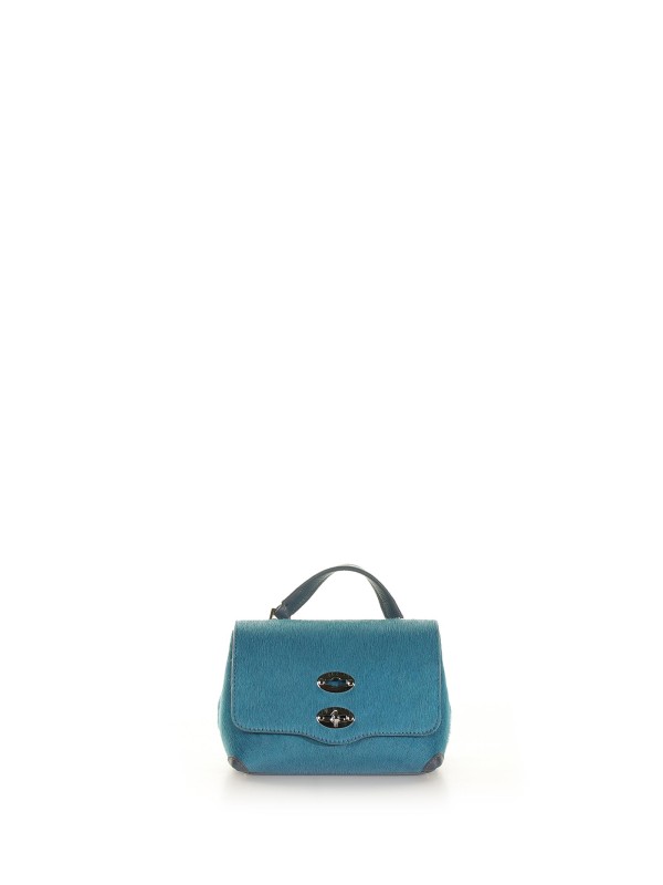 Borsa Postina Baby blu con tracolla