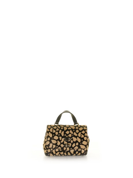 Borsa Postina Baby leopardata con tracolla