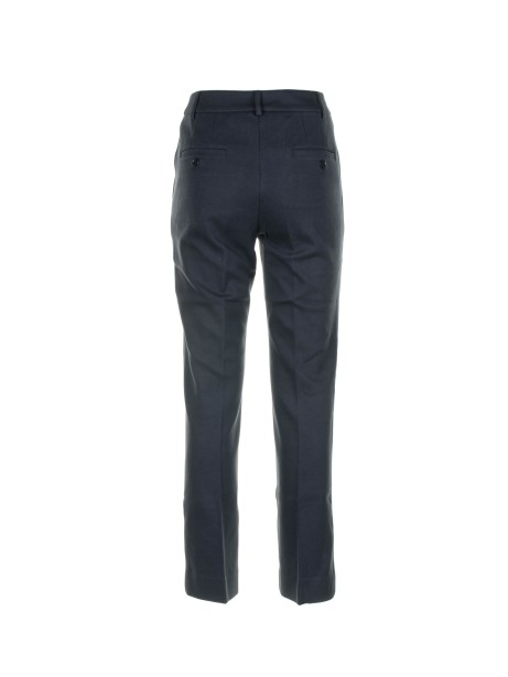 Pantalone blu navy in cotone 2