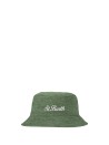 Green linen James hat