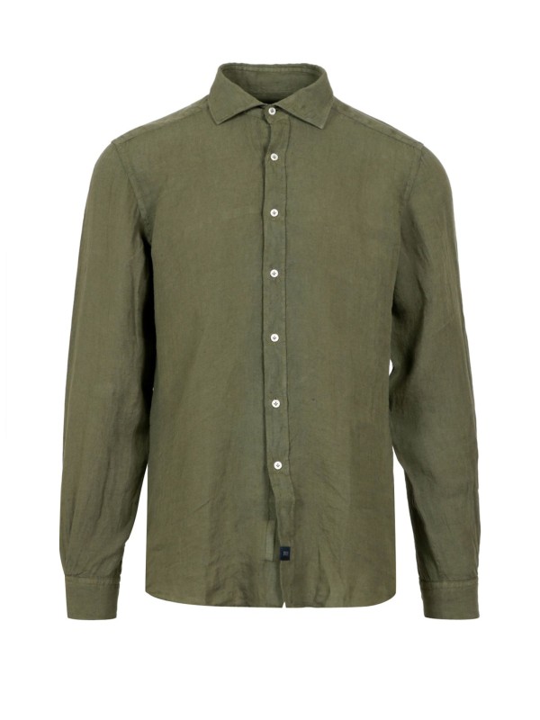 Military green men's shirt