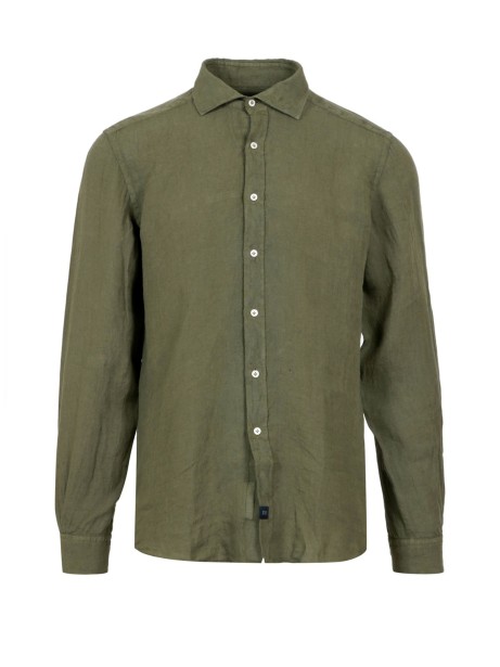 Camicia uomo verde militare