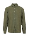 Military green men's shirt