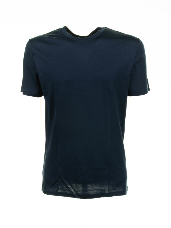 Blue merino wool t-shirt Blue merino wool t-shirt