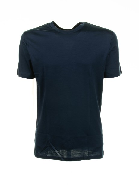 Blue merino wool t-shirt Blue merino wool t-shirt