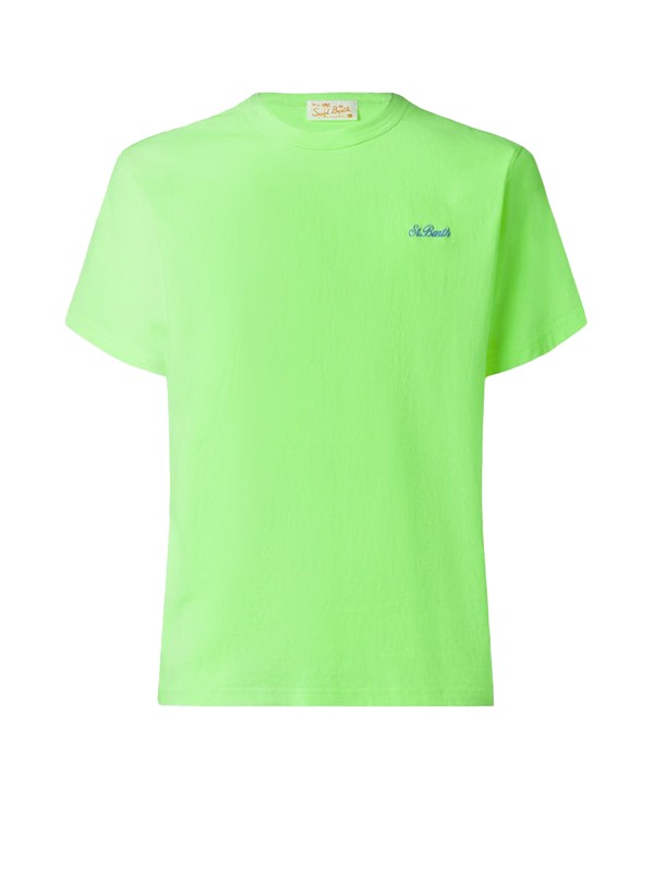 Bright green T-shirt with logo Bright green T-shirt with logo