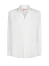 White Pamplona shirt in linen