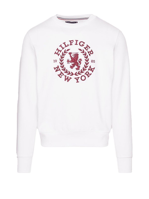 Sweatshirt with oversized crest