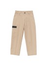 Beige kids trousers