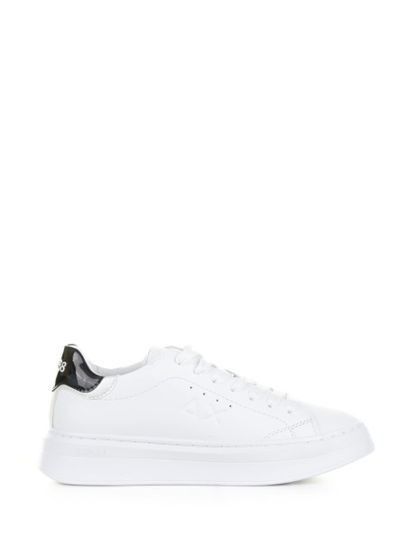 Grace white and black leather sneaker