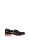 Loafers with contrasting sole