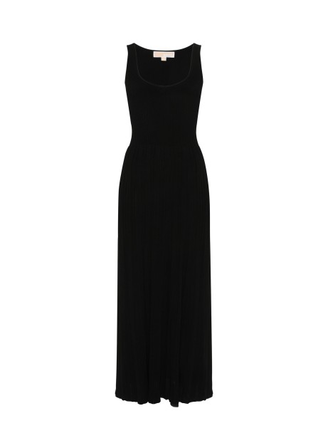 Maxi abito in maglia stretch a coste Maxi abito in maglia stretch a coste
