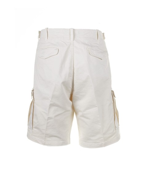Cream men's Bermuda shorts