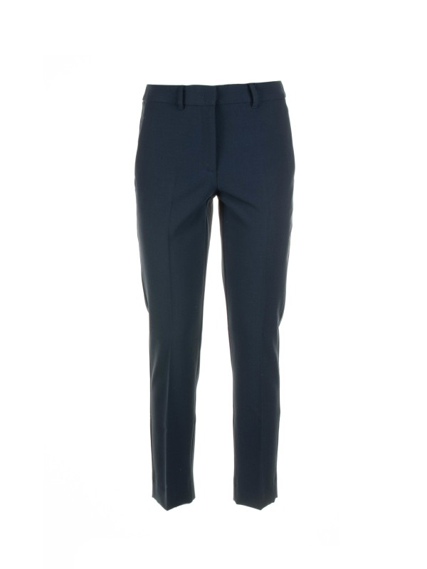 Pantalone blu regular fit