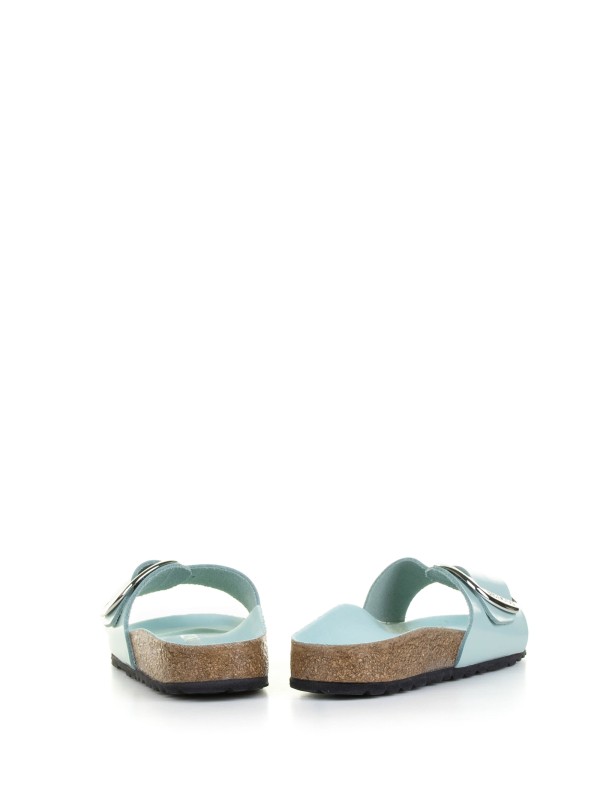 Madrid green patent leather slippers