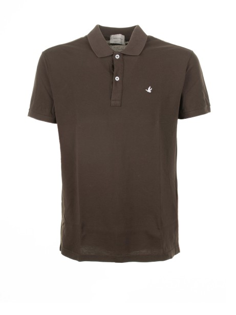 Brown Polo shirt in cotton