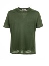 Green men's crew-neck t-shirt