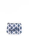 Aline clutch bag with all-over flower print