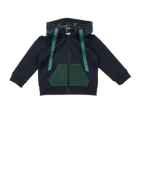 Cardigan with hood and zip Cardigan with hood and zip