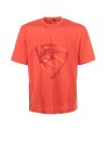 Orange cotton T-shirt