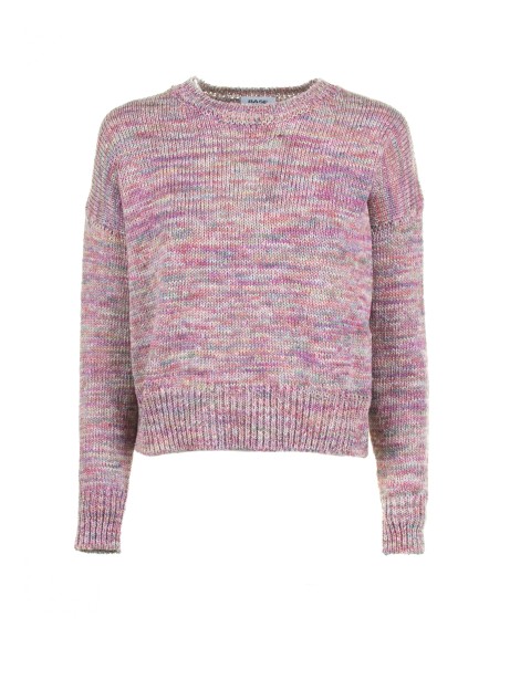 Pink crew-neck sweater