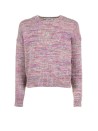 Pink crew-neck sweater