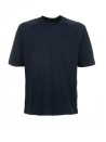 Navy blue crew-neck T-shirt