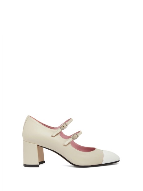 Cinturino bianco beige in pelle Cinturino bianco beige in pelle