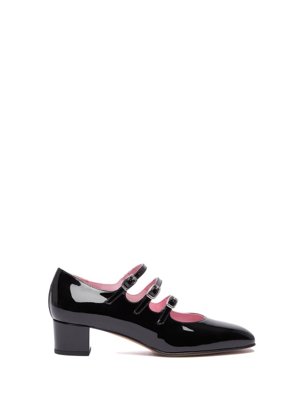 Black patent leather strap Black patent leather strap