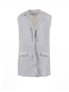 Gray vest with pockets