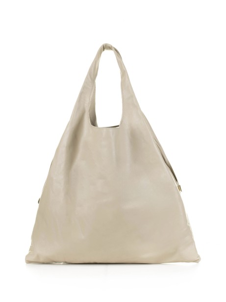 Picasso beige leather shopping bag