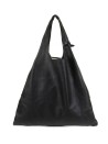 Picasso black leather shopping bag