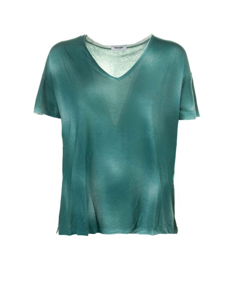 Green T-shirt with shades