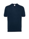 Blue crew-neck t-shirt