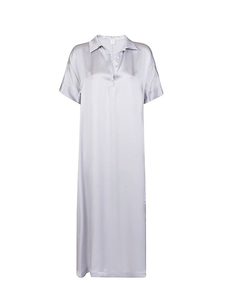 Long dress with short sleeves